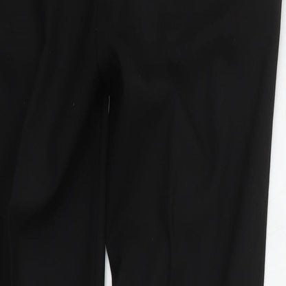 Womens UK Size 28 in ASOS Regular Fit  Black Trousers