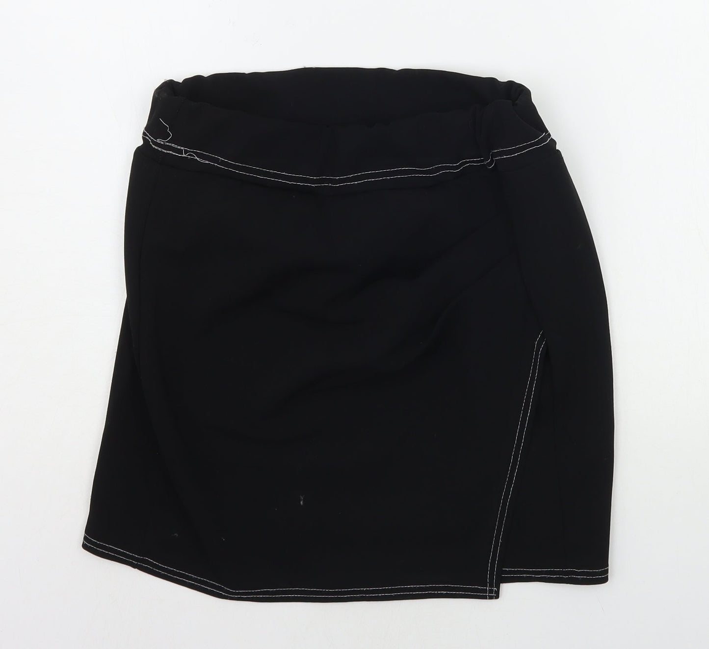 Boohoo Womens Black   A-Line Skirt Size 14