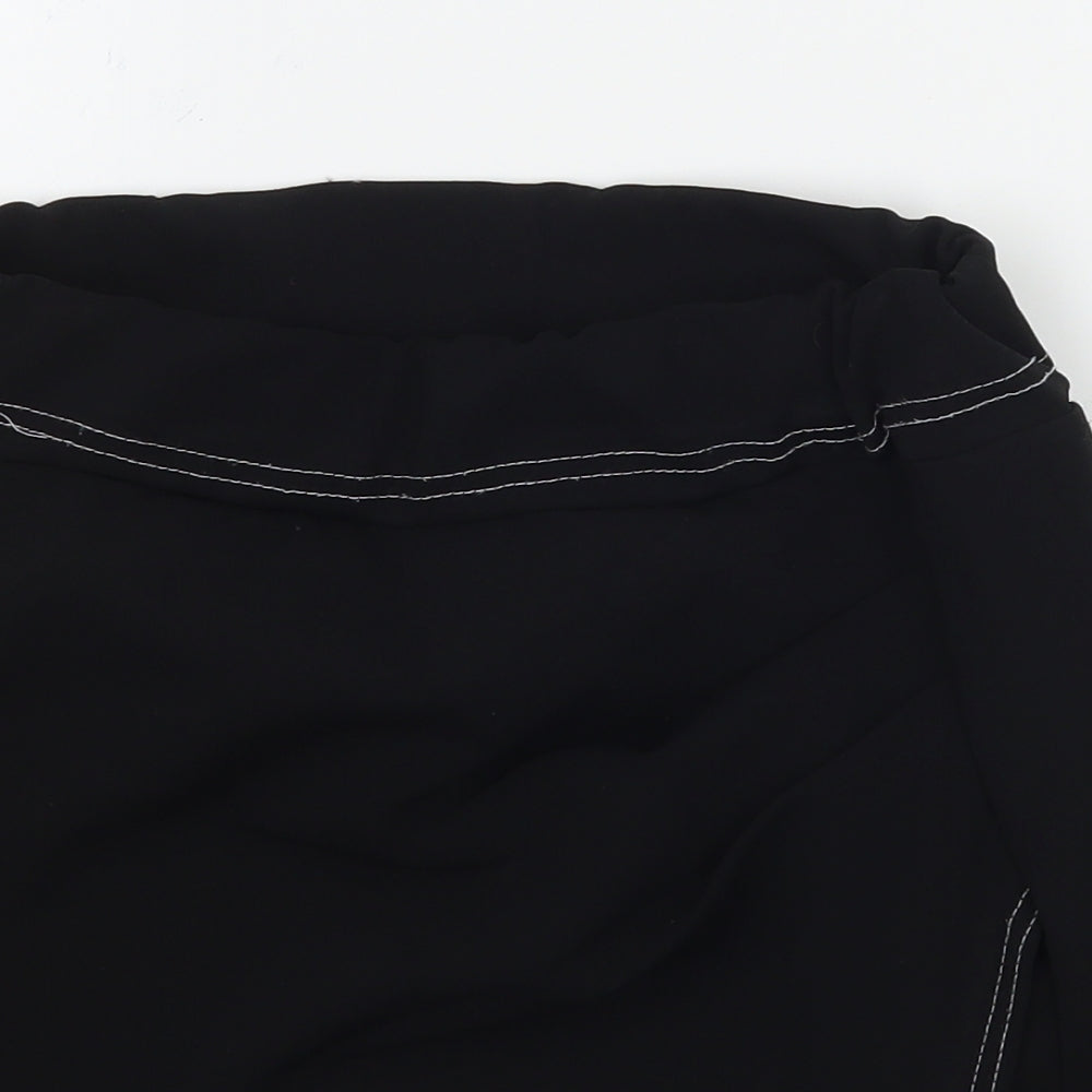 Boohoo Womens Black   A-Line Skirt Size 14