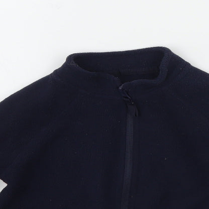 st bernard Girls Blue   Full Zip Jumper Size 4 Years