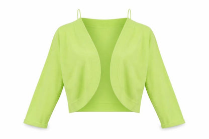 Front view of //text women’s yellow cardigan jumper, size L