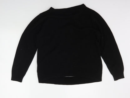 Preworn Mens Black   Pullover Jumper Size M  - Christams