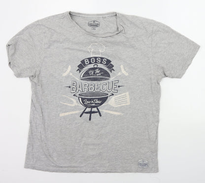 Lee Cooper Mens Grey    T-Shirt Size XL