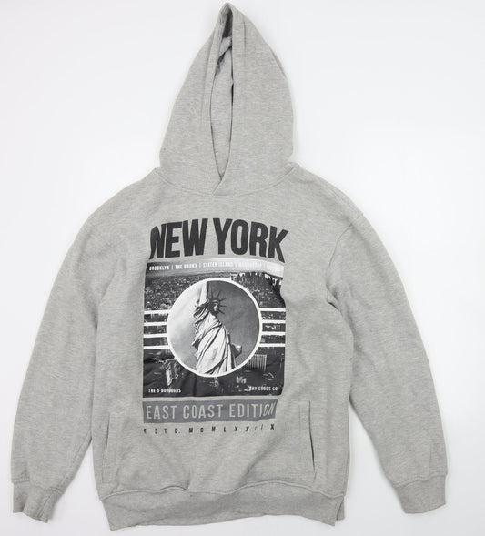 Primark Mens Grey   Pullover Hoodie Size XL  - new York