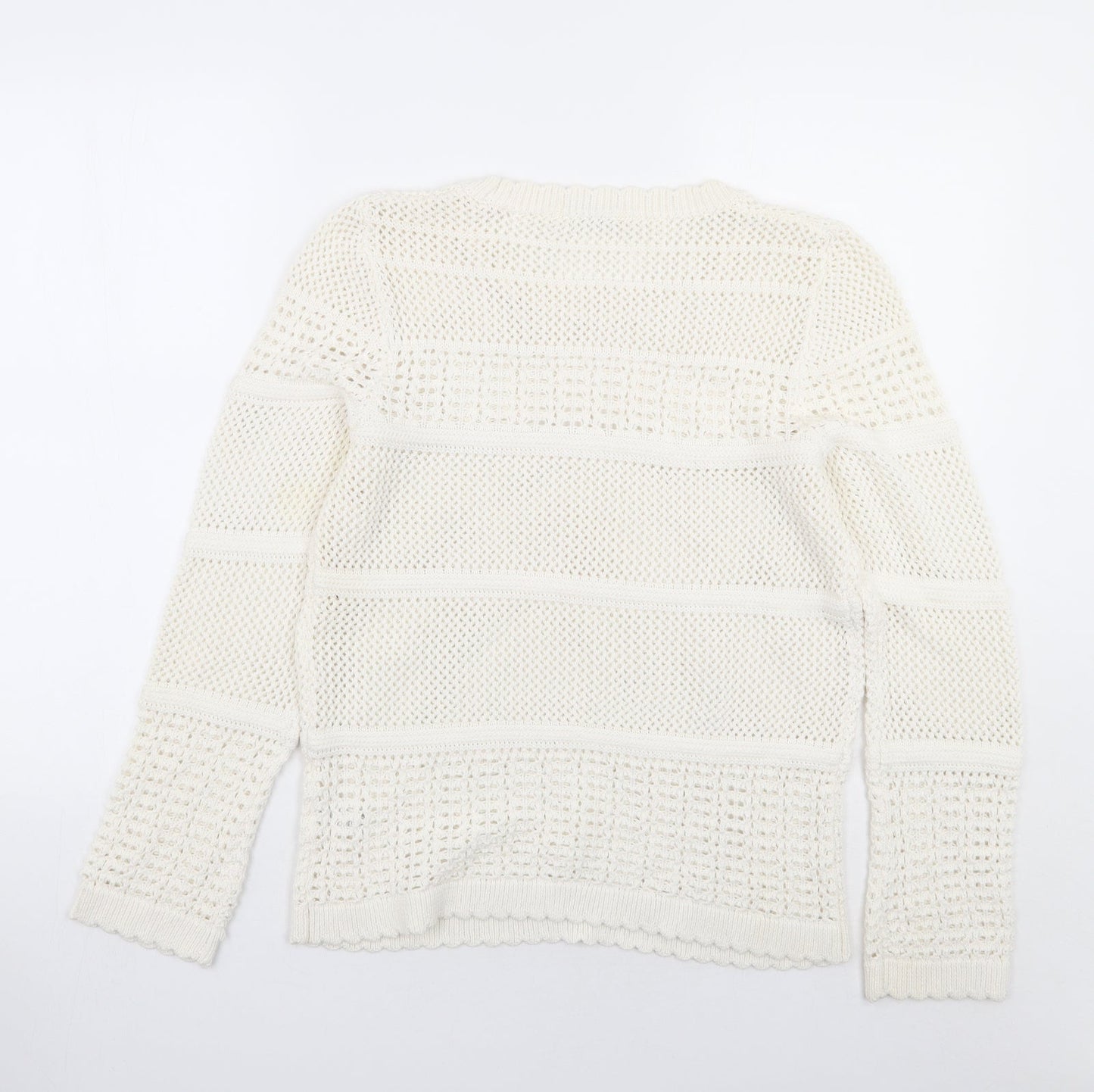 TU Womens White   Pullover Jumper Size 14