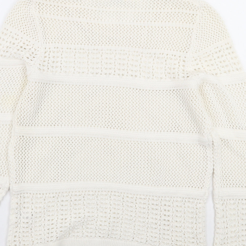 TU Womens White   Pullover Jumper Size 14