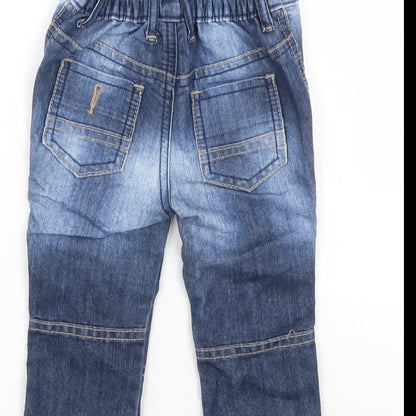F&F Boys Beige   Capri Jeans Size 6-9 Months