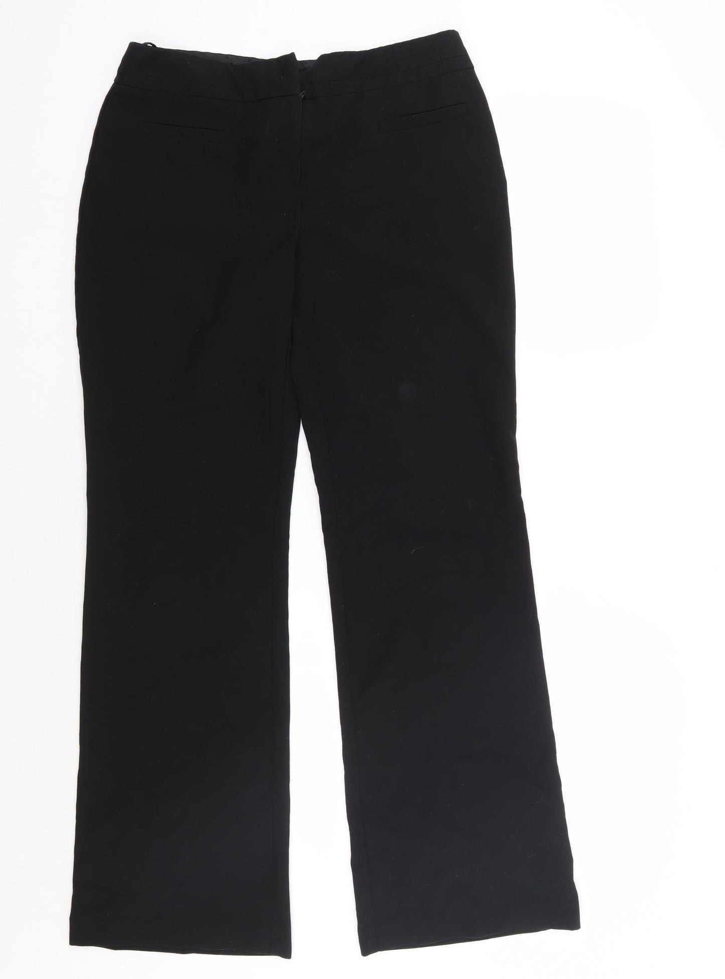 F&F Womens Black   Trousers  Size 10 L31 in