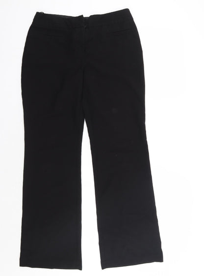 F&F Womens Black   Trousers  Size 10 L31 in