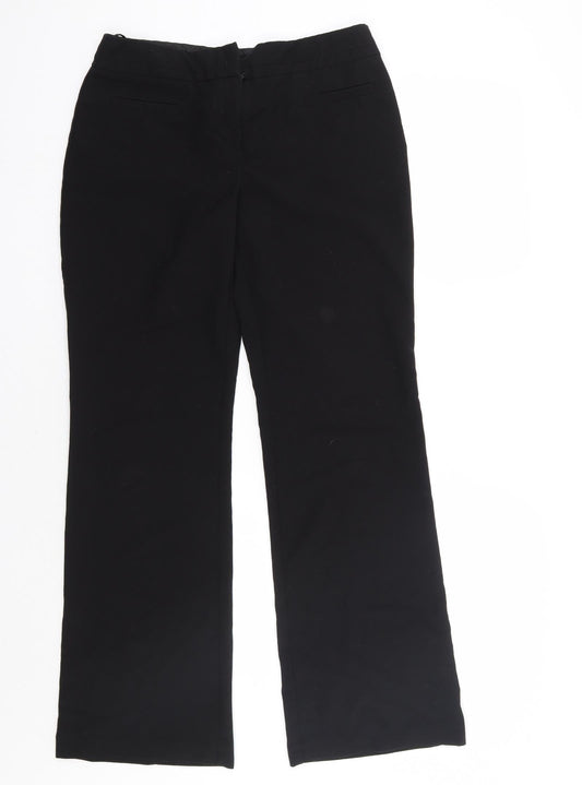 F&F Womens Black   Trousers  Size 10 L31 in
