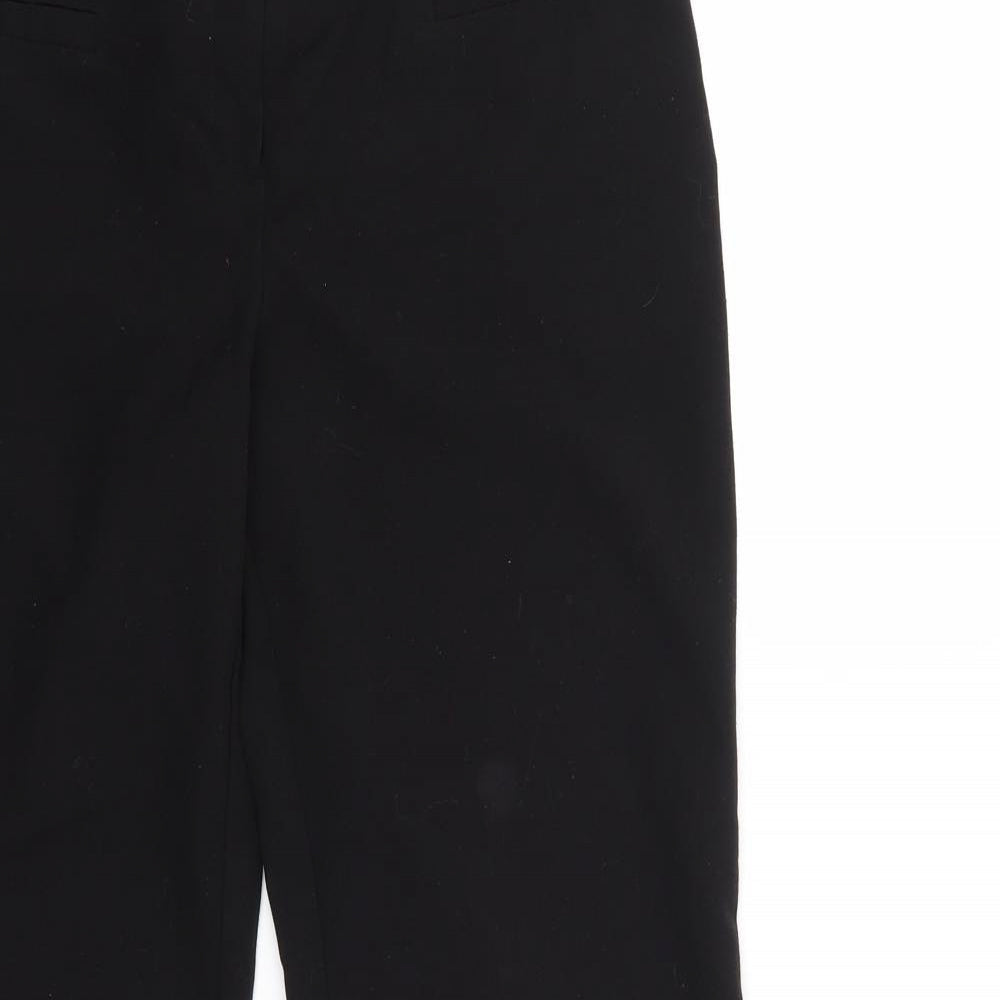 F&F Womens Black   Trousers  Size 10 L31 in