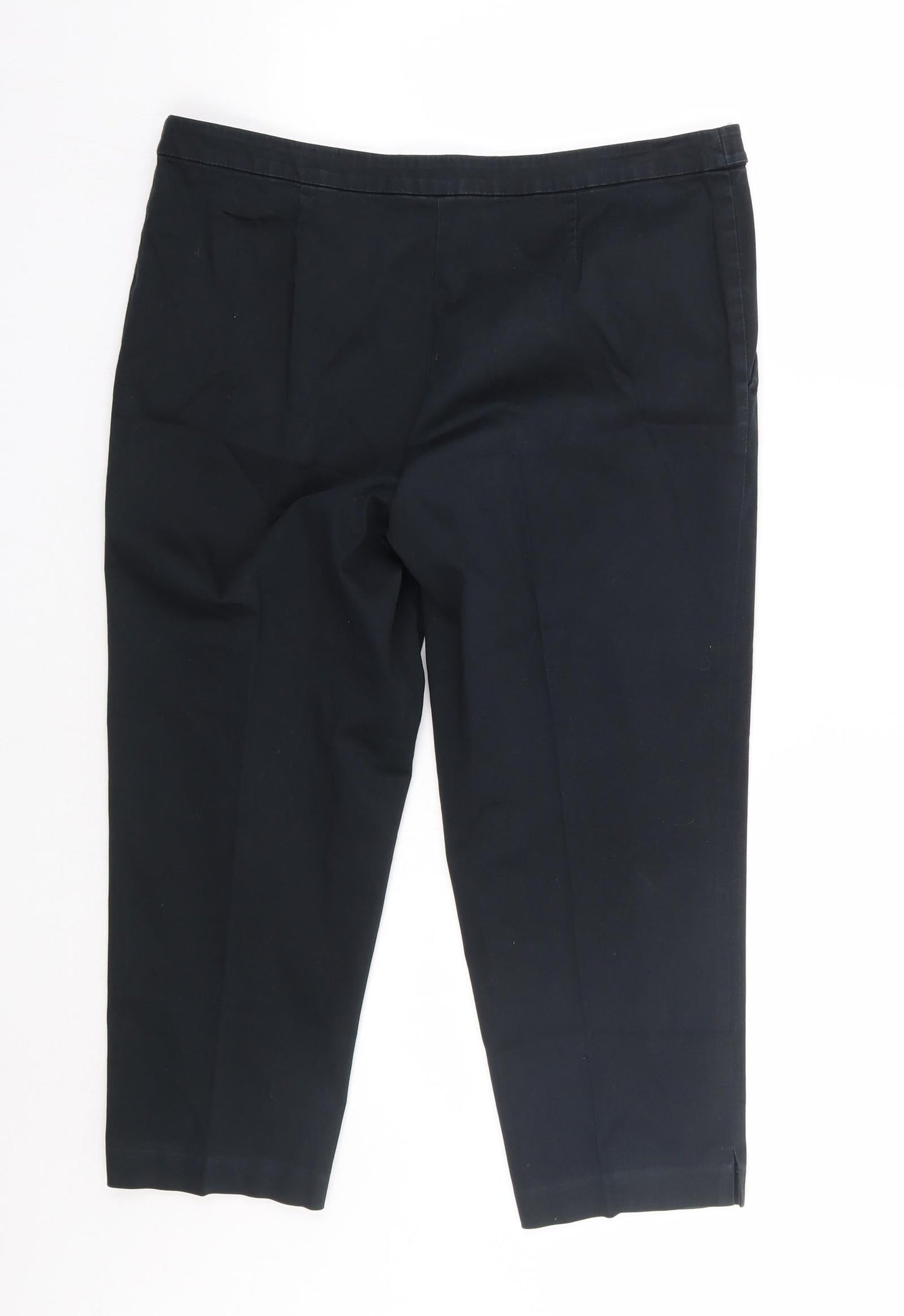TU Womens Black   Trousers  Size 14 L22 in