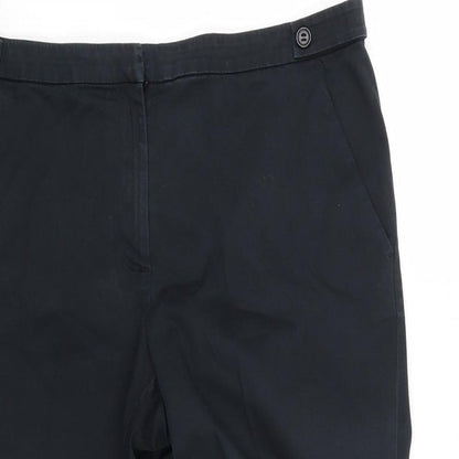 TU Womens Black   Trousers  Size 14 L22 in