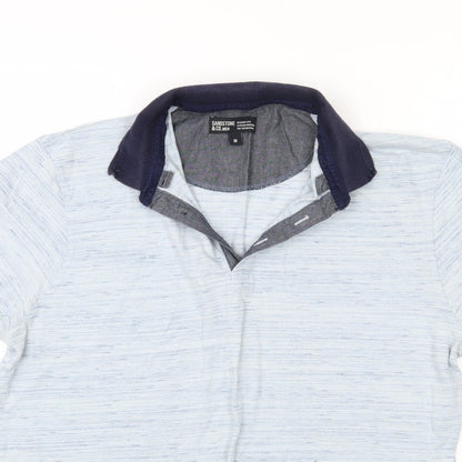 Sandstone Mens Blue    Polo Size M