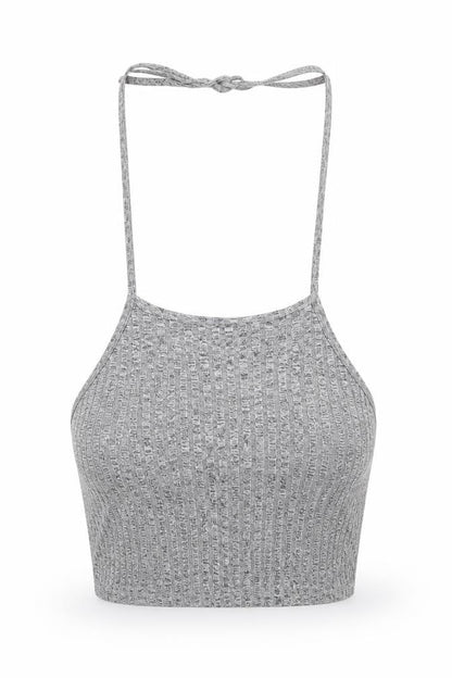 Womens UK Size M SheIn Grey Basic Tank