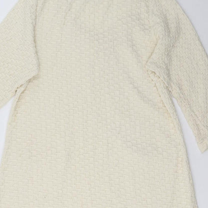 tara Womens White   A-Line  Size M
