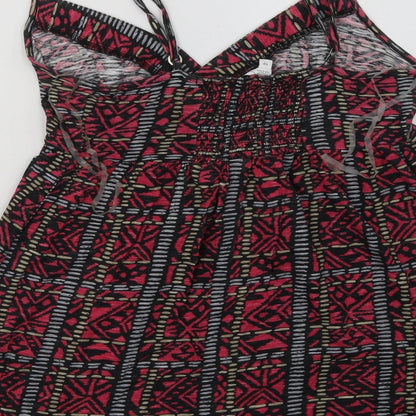 Womens UK Size 10 New Look Pink Basic Tank