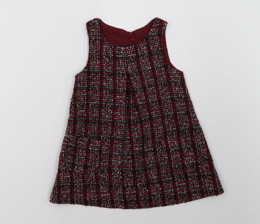 Dunnes Stores Girls Red   A-Line  Size 2-3 Years