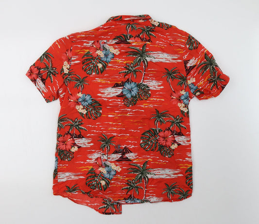 Primark Mens Red    Polo Size L