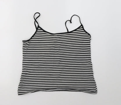 Womens UK Size L H&M White Basic Tank