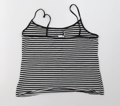Womens UK Size L H&M White Basic Tank