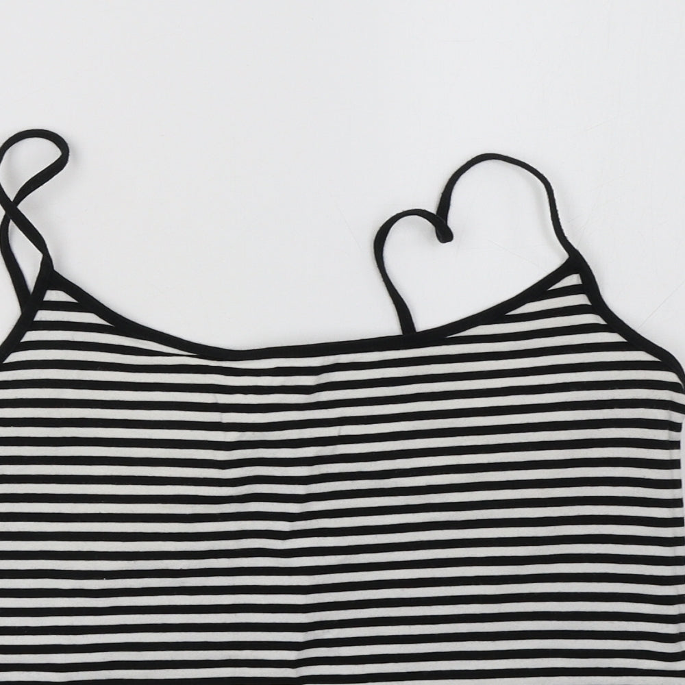 Womens UK Size L H&M White Basic Tank