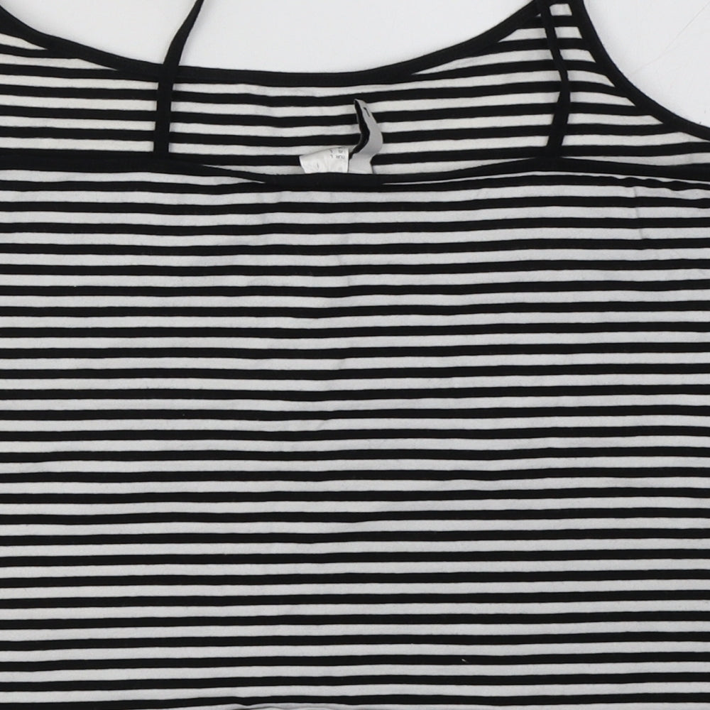 Womens UK Size L H&M White Basic Tank