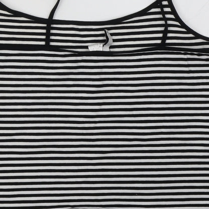 Womens UK Size L H&M White Basic Tank