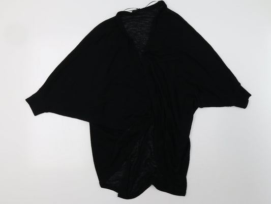 Womens UK Size 10 River Island Black Cardigan Jumper