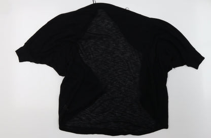Womens UK Size 10 River Island Black Cardigan Jumper