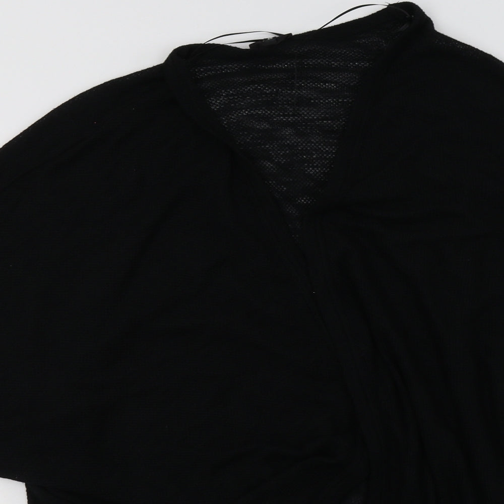 Womens UK Size 10 River Island Black Cardigan Jumper