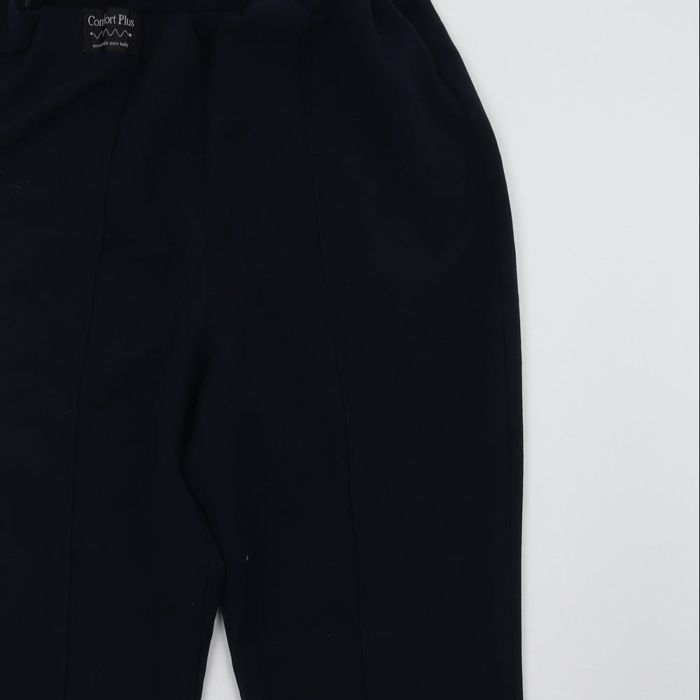 Womens UK Size 14 vida vi Regular Fit  Blue Trousers
