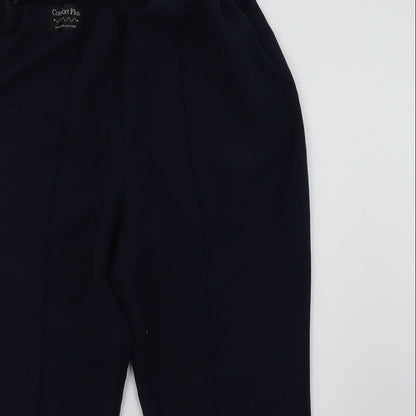 Womens UK Size 14 vida vi Regular Fit  Blue Trousers
