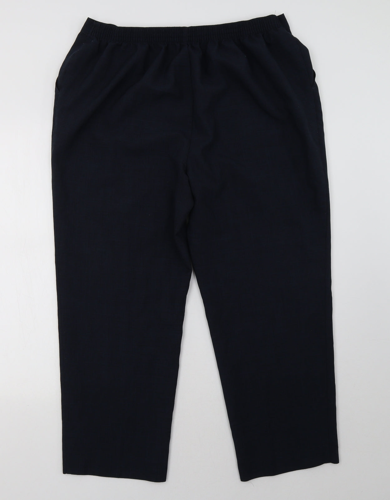 Womens UK Size 20 Marks and Spencer Regular Fit  Blue Trousers