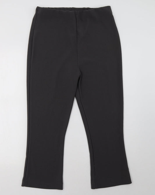 Womens UK Size 14 Preworn Regular Fit  Grey Trousers