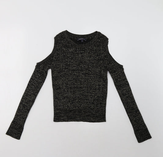 Womens UK Size 8 Marks and Spencer Black Pullover Sweatshirt