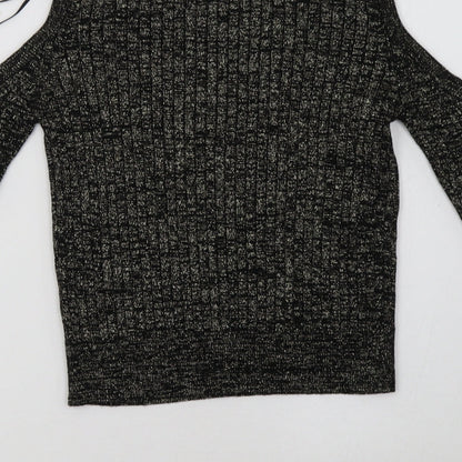 Womens UK Size 8 Marks and Spencer Black Pullover Sweatshirt