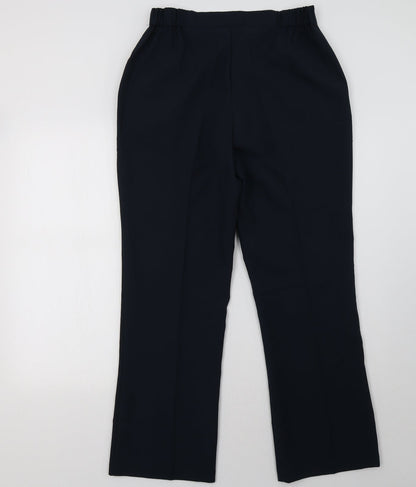 Womens UK Size 12 Damart Regular Fit  Blue Trousers