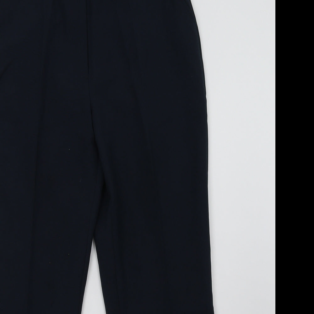 Womens UK Size 12 Damart Regular Fit  Blue Trousers