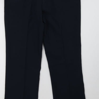 Womens UK Size 12 Damart Regular Fit  Blue Trousers