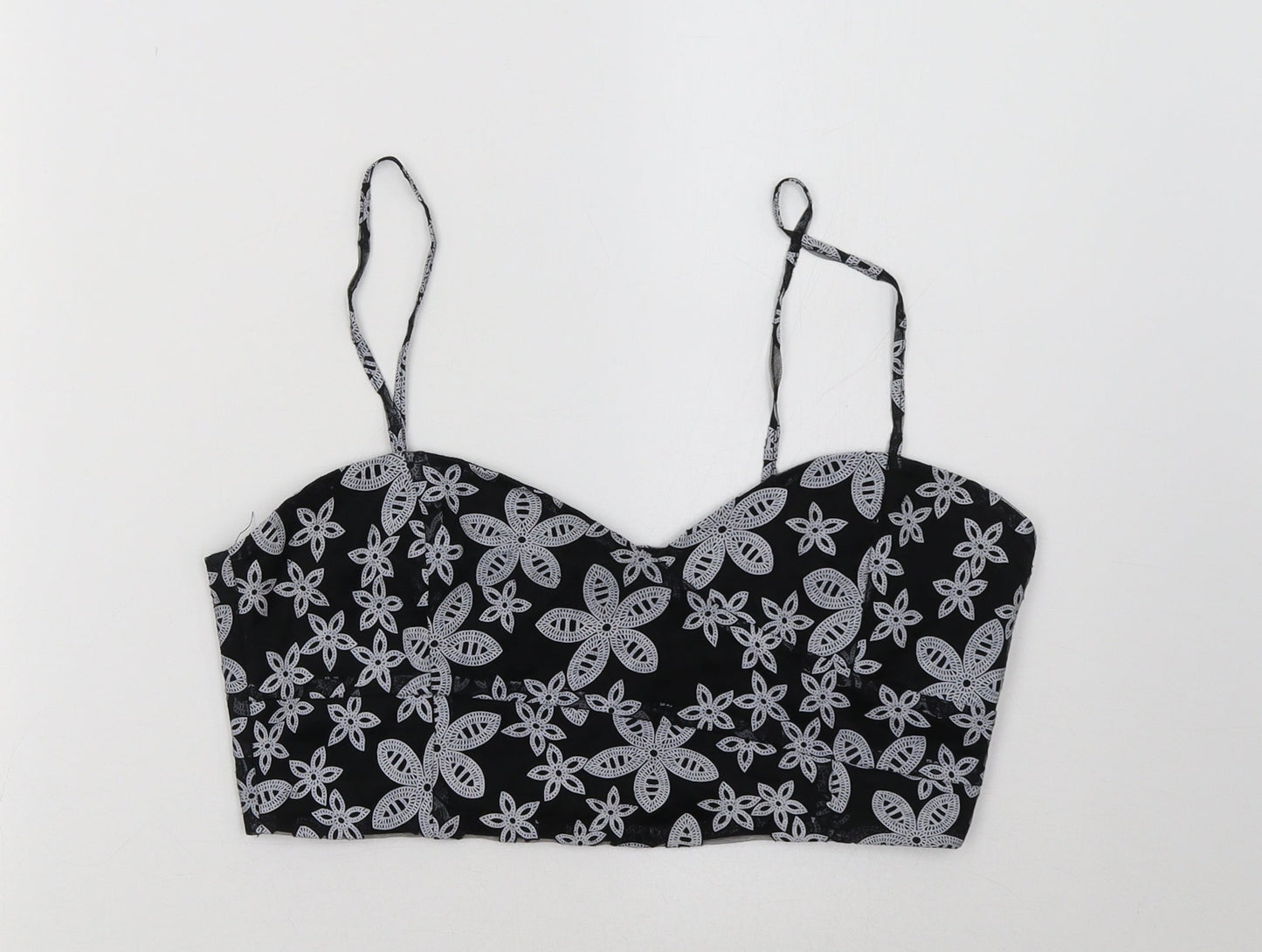 Boohoo Womens Black   Cropped Tank Size 12