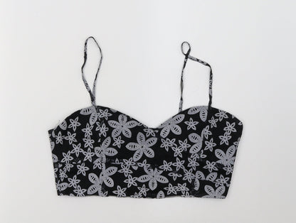 Boohoo Womens Black   Cropped Tank Size 12