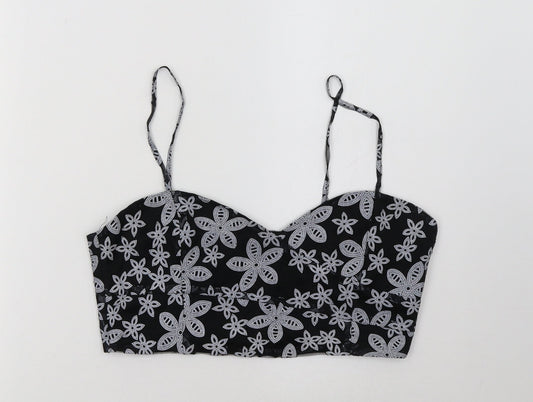 Boohoo Womens Black   Cropped Tank Size 12