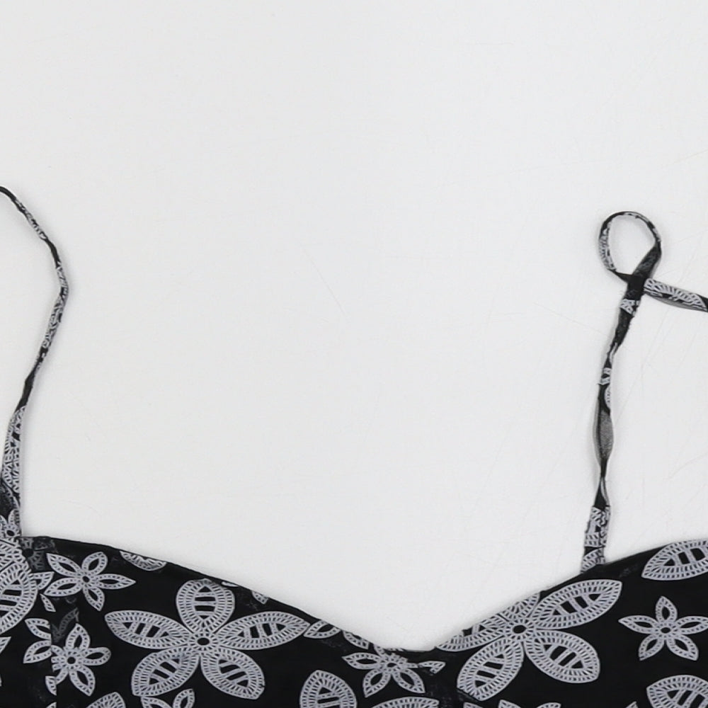 Boohoo Womens Black   Cropped Tank Size 12