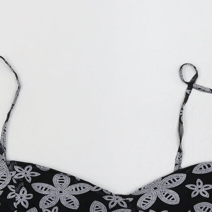 Boohoo Womens Black   Cropped Tank Size 12