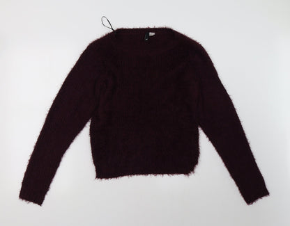 H&M Womens Purple   Pullover Sweatshirt Size M
