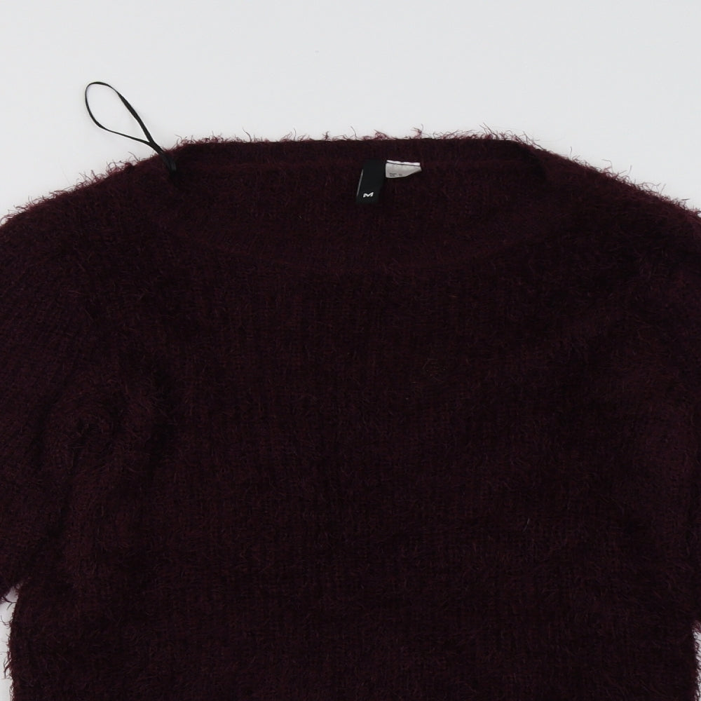 H&M Womens Purple   Pullover Sweatshirt Size M