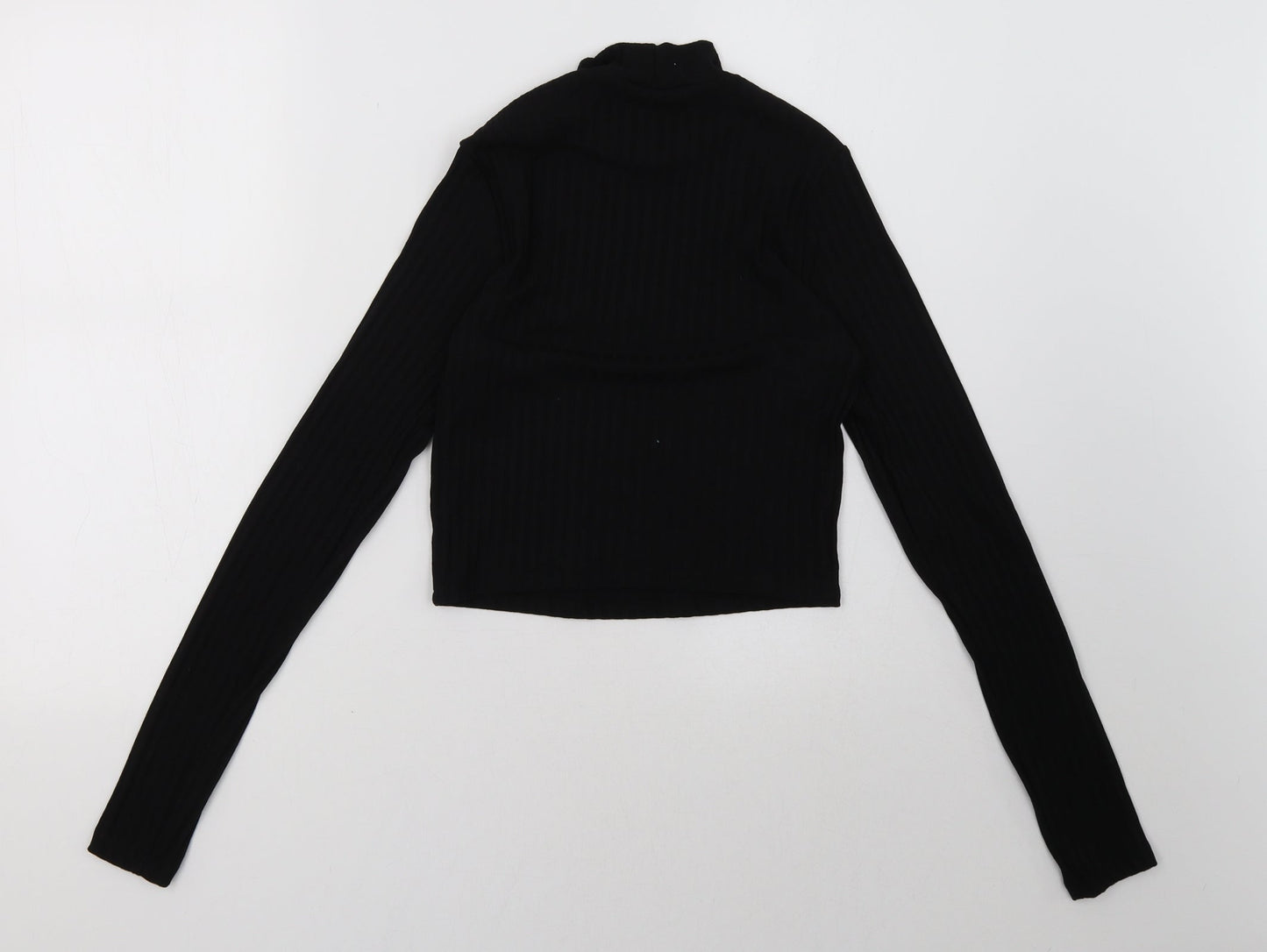 H&M Womens Black   Pullover Sweatshirt Size S