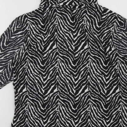 Primark Womens White Animal Print  Pullover Sweatshirt Size S
