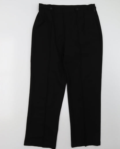 Womens UK Size 14 separates Regular Fit  Black Trousers
